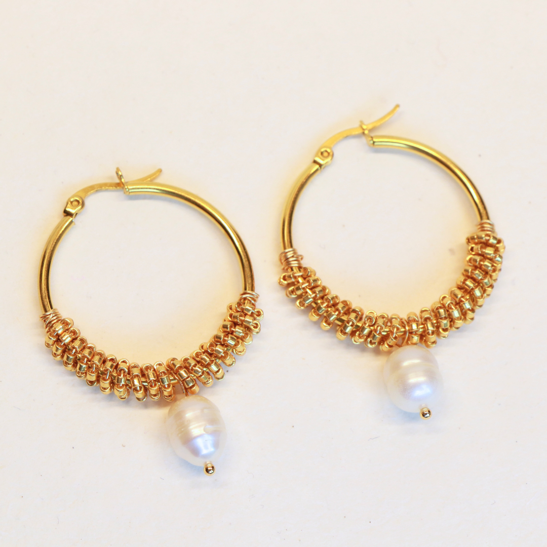 Golden hoops