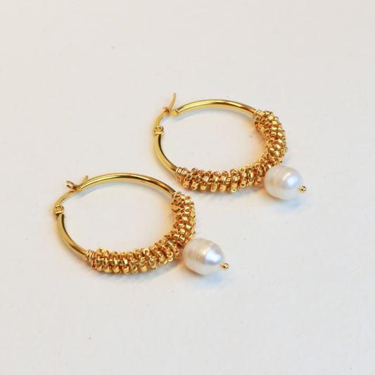 Golden hoops